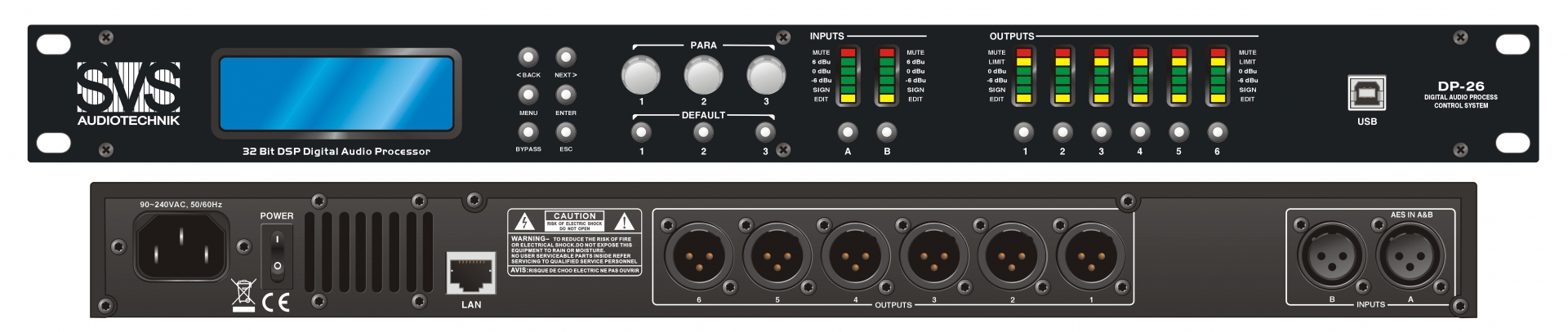 SVS Audiotechnik DP-26 Цифровой процессор: 2 входа 6 выходов в Смоленской области