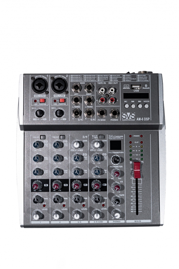 SVS Audiotechnik mixers AM-6 DSP Микшерный пульт аналоговый, 6-канальный SVS Audiotechnik mixers в Смоленской области