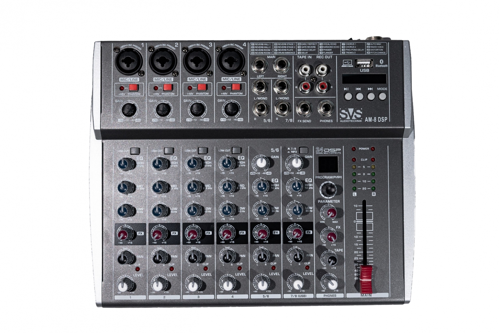 SVS Audiotechnik mixers AM-8 DSP Микшерный пульт аналоговый, 8-канальный в Смоленской области